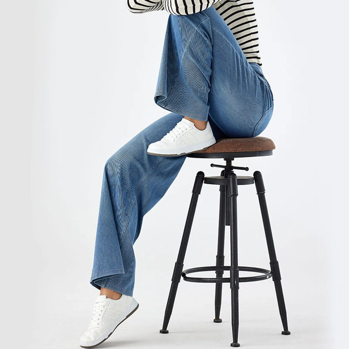 Eva | High Waist Elastic Pants