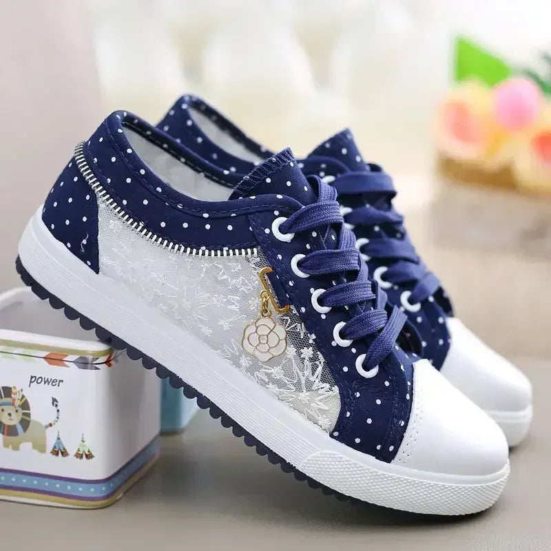 Luna Stylish Lace-Up Sneakers