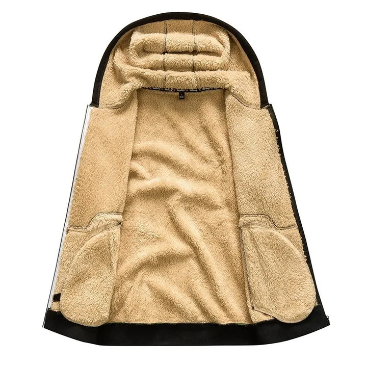 Gilben - Men's winter jacket with hood and fleece