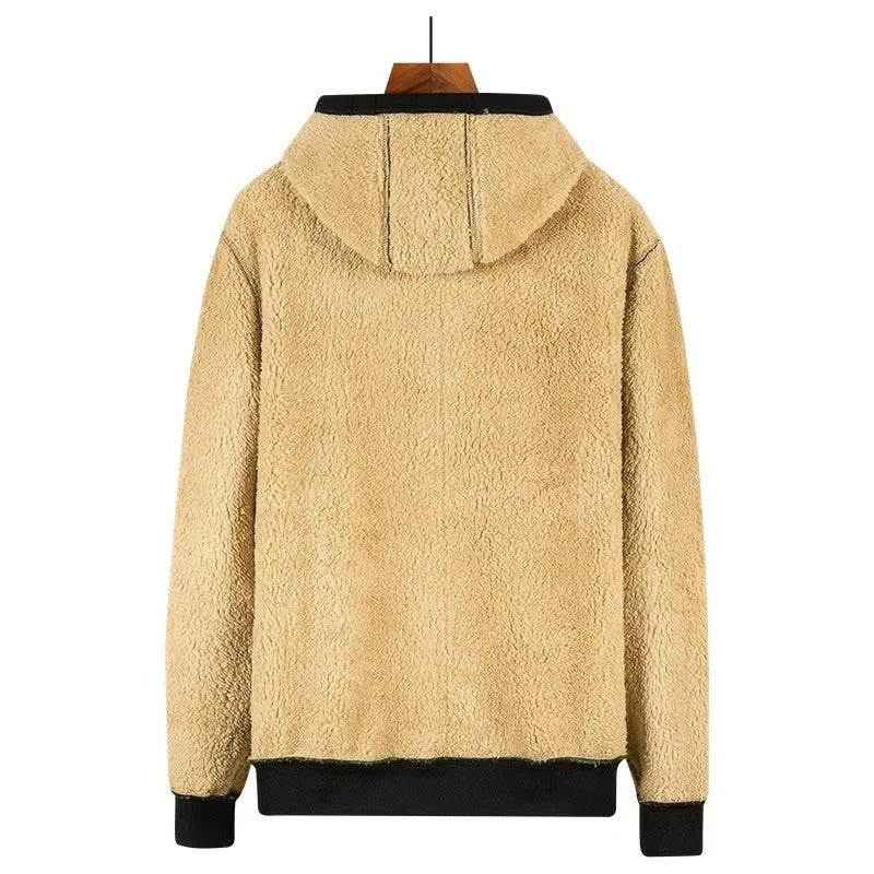 Gilben - Men's winter jacket with hood and fleece