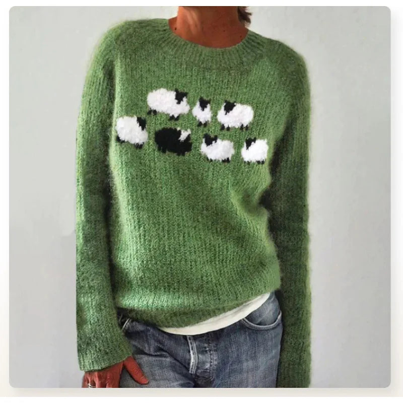 Yasmine | Retro autumn sweater