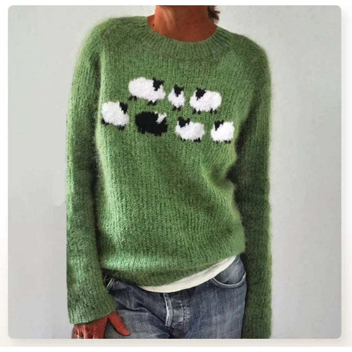 Yasmine | Retro autumn sweater