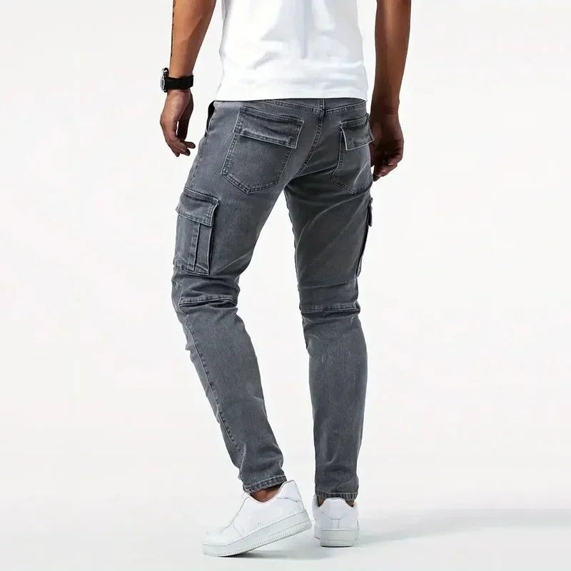 Metro Denim Cargo Jeans