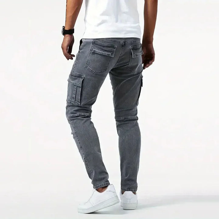Metro Denim Cargo Jeans