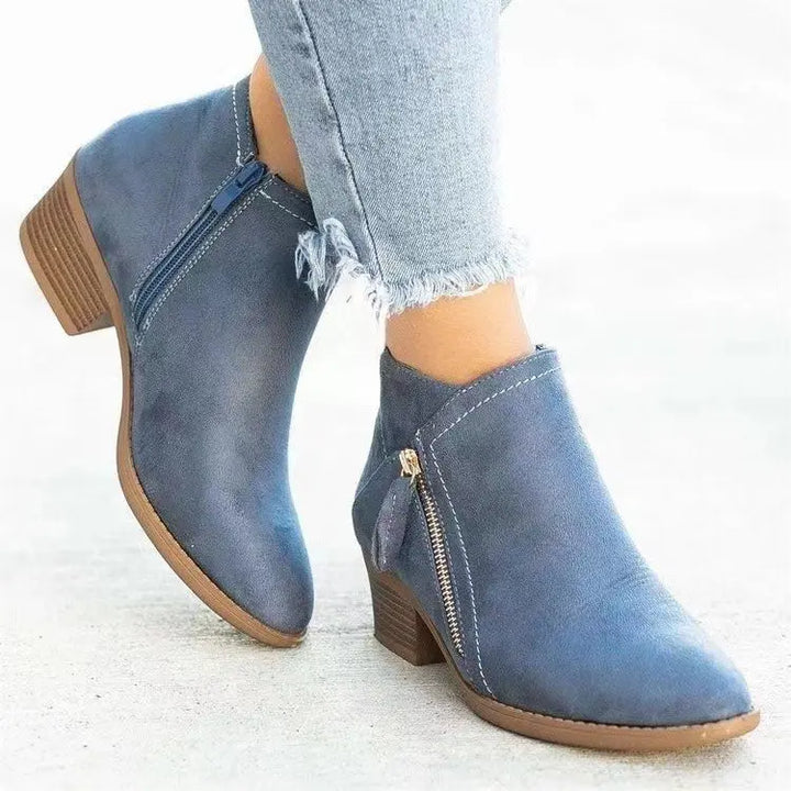 Dina | Supportive Ankle Mid-Heel Boots