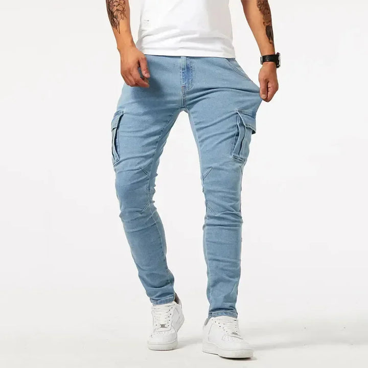 Metro Denim Cargo Jeans