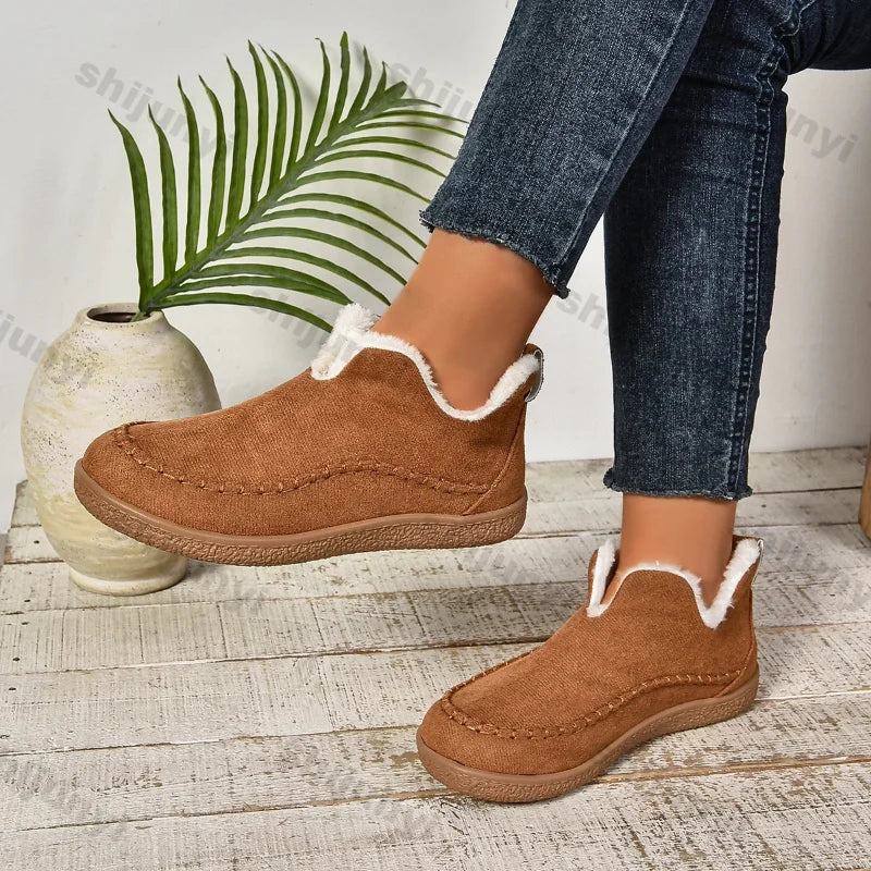 Katie Orthopedic Leather Ankle Boots