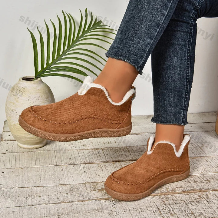 Katie Orthopedic Leather Ankle Boots