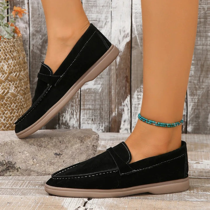 Hannah | Handmade Elegant Suede Moccasins