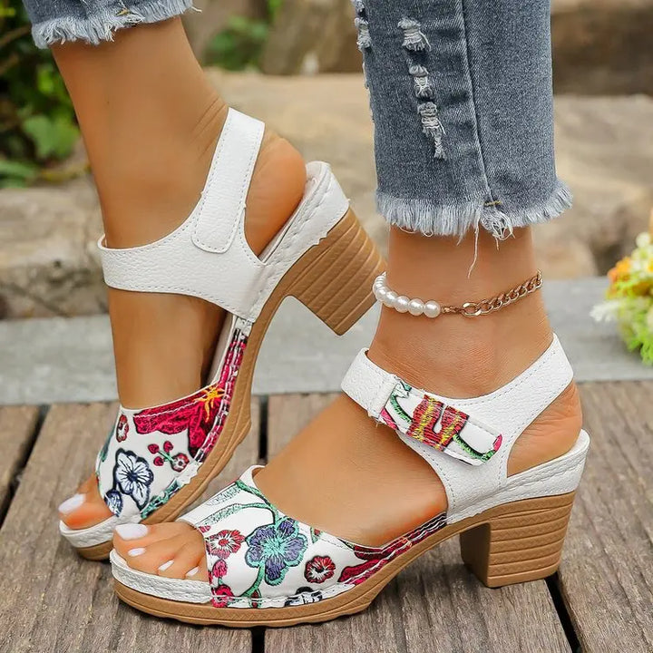 Marisa | Handmade Peep-toe Sandals