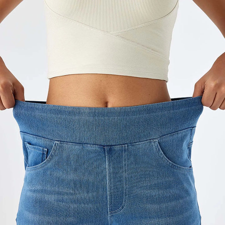 Eva | High Waist Elastic Pants