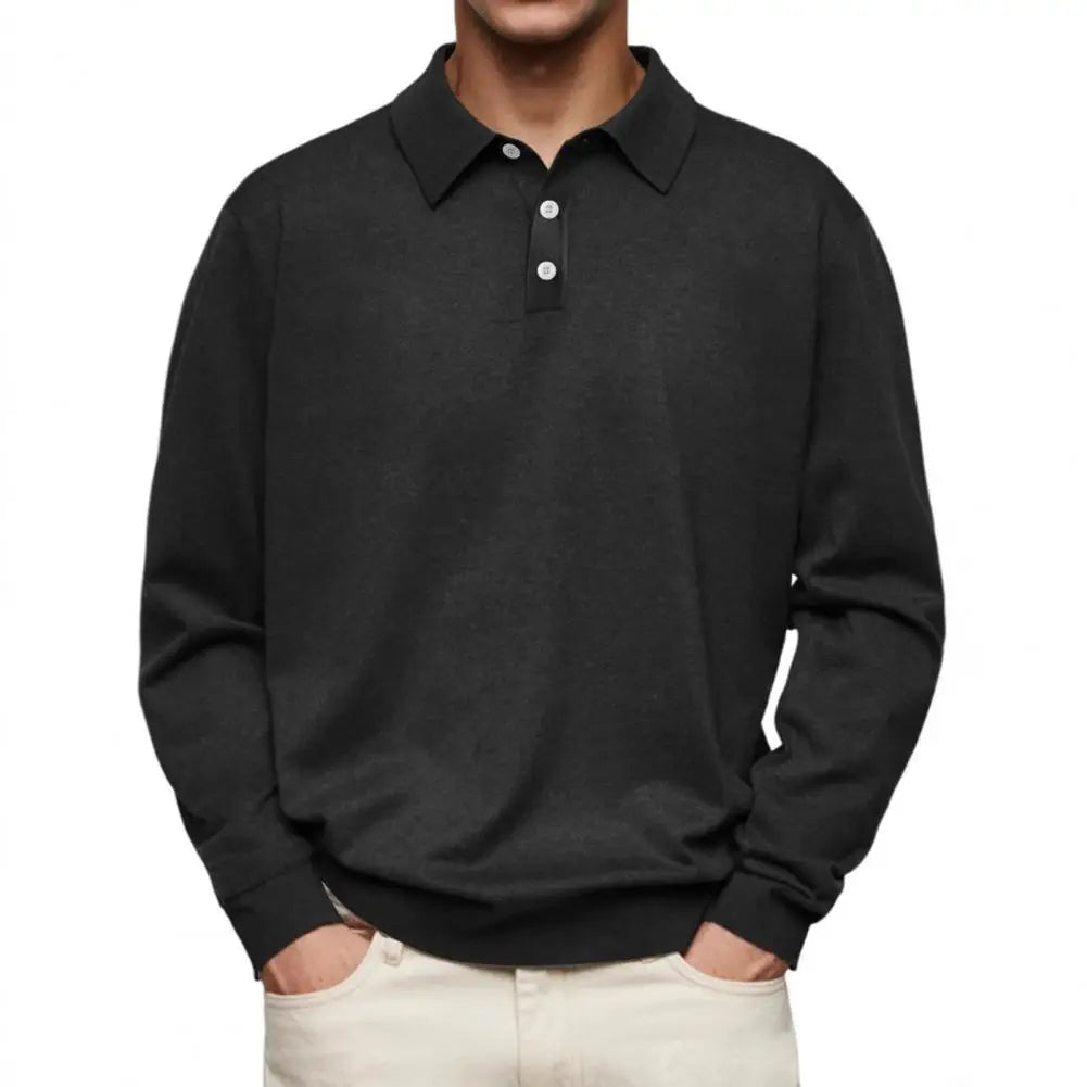 Matthew | Men's Casual Long-Sleeved Polo