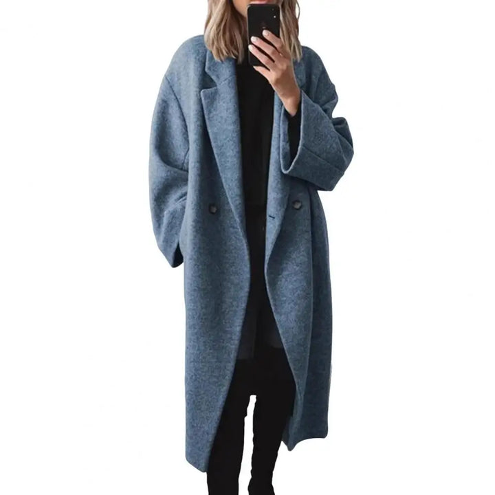Kylie - Warm long coat for women