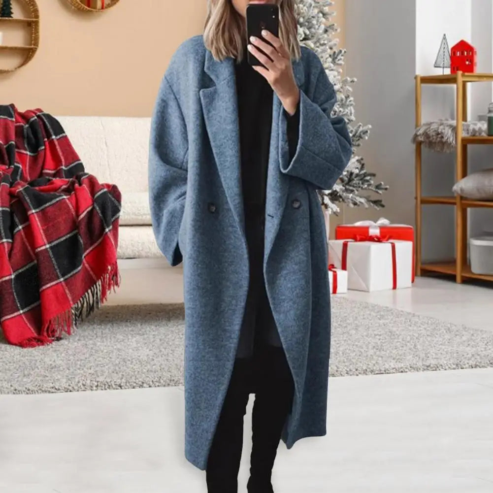 Kylie - Warm long coat for women