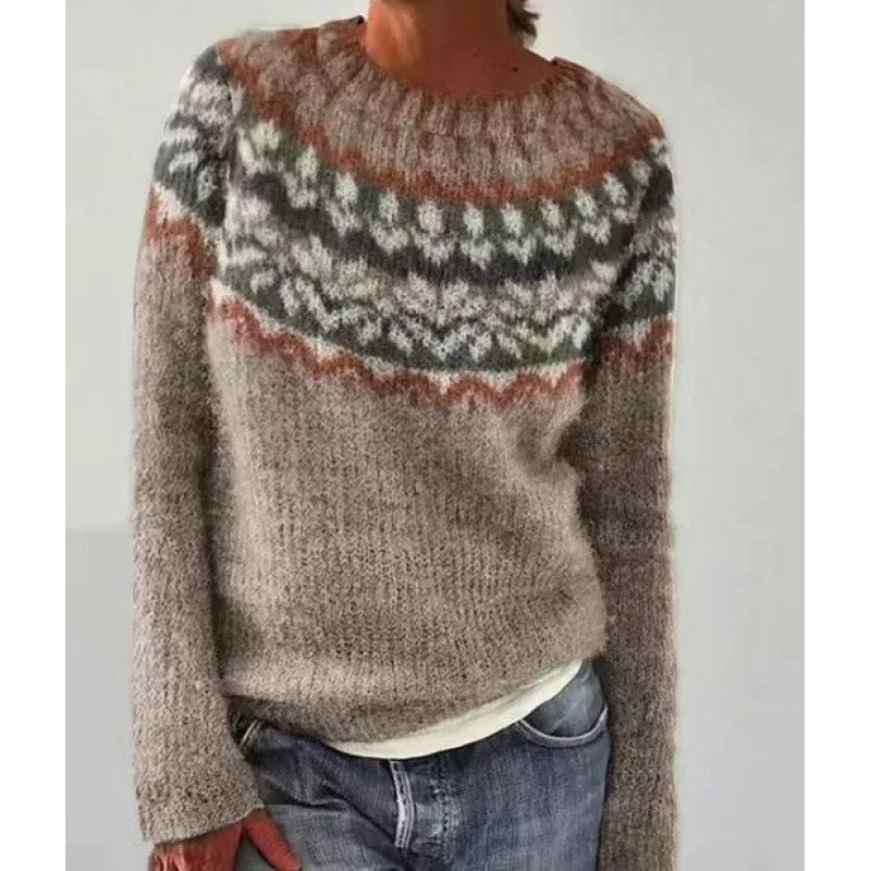 Yasmine | Retro autumn sweater