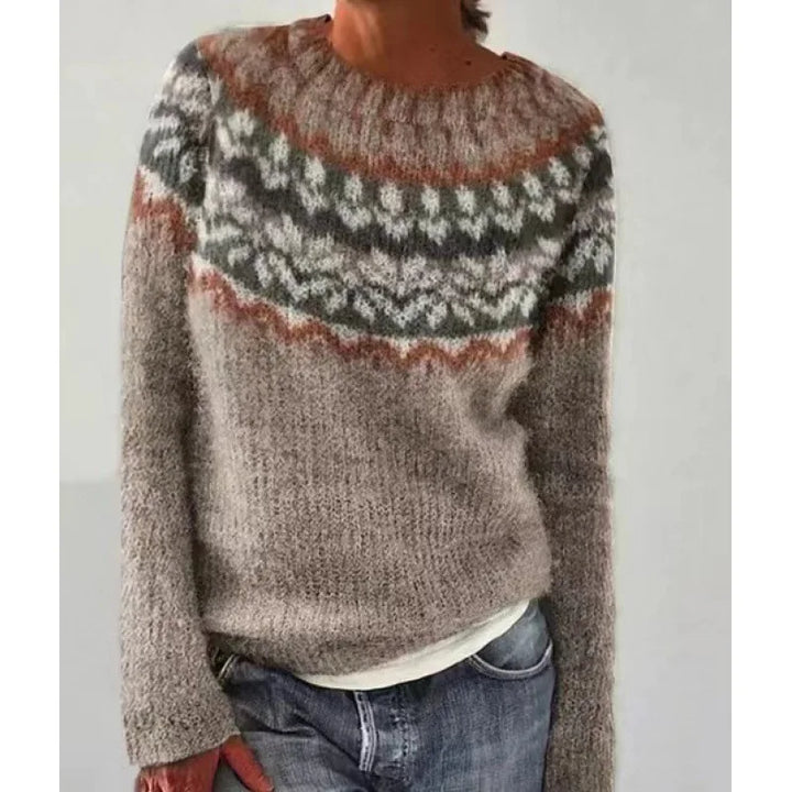 Yasmine | Retro autumn sweater