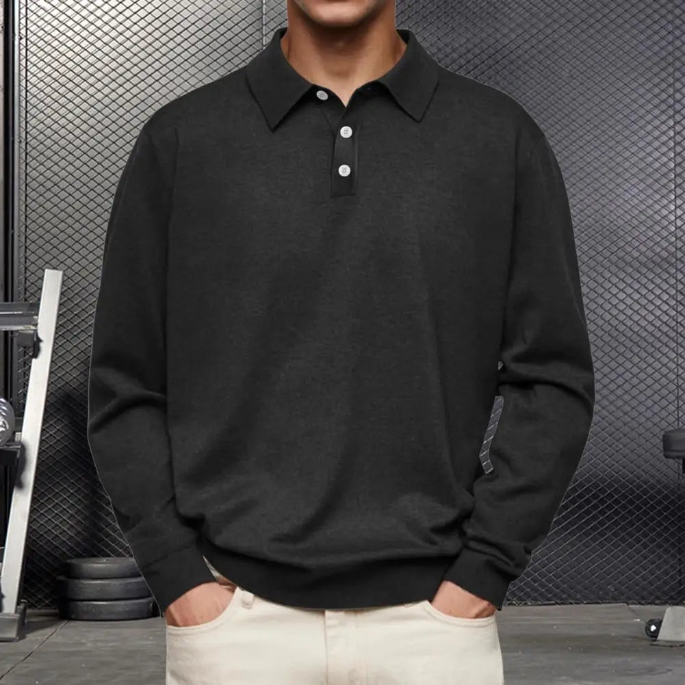 Matthew | Men's Casual Long-Sleeved Polo