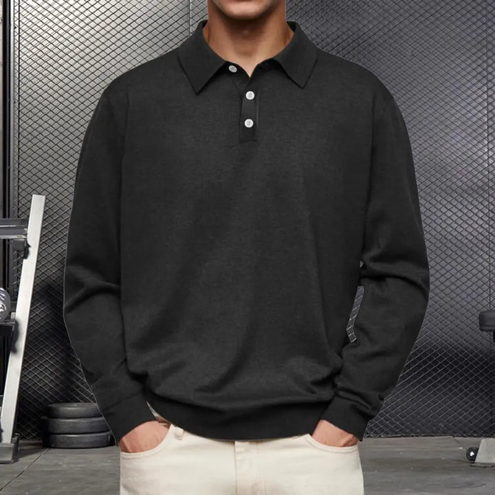 Matthew | Men's Casual Long-Sleeved Polo