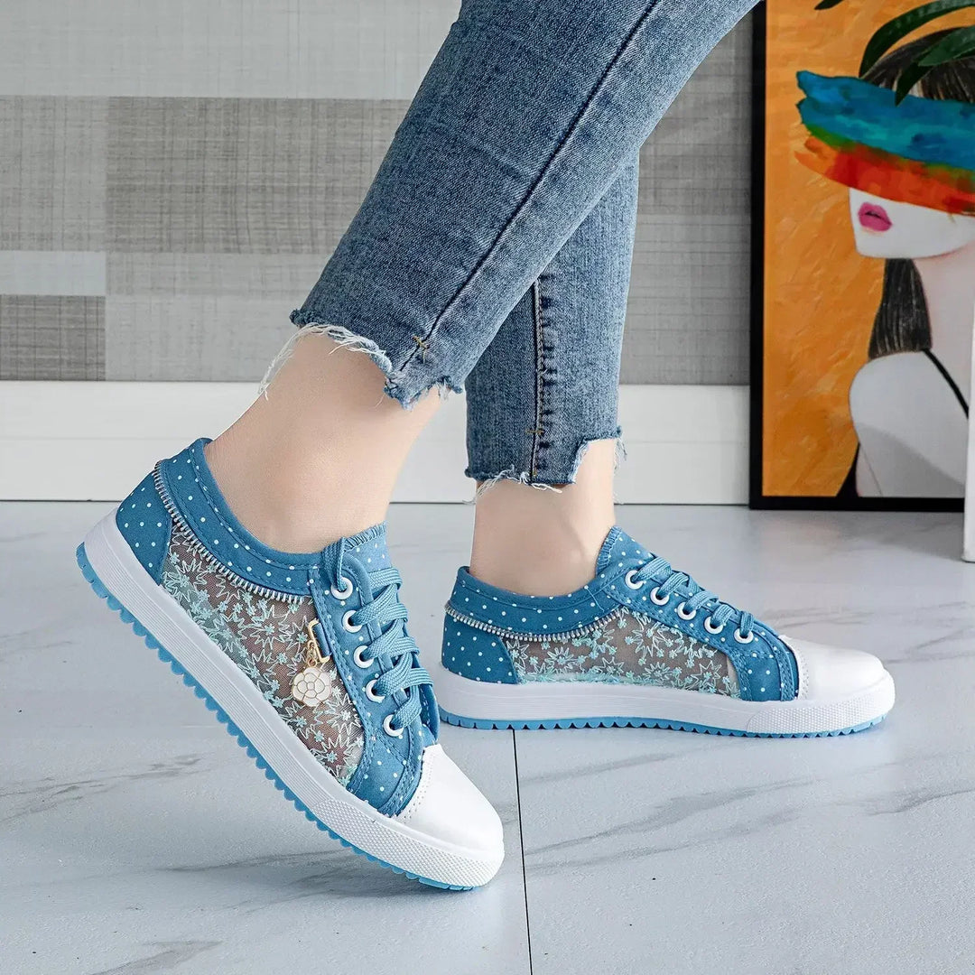 Luna Stylish Lace-Up Sneakers