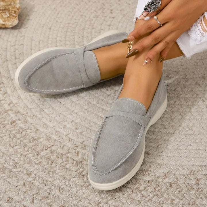 Hannah | Handmade Elegant Suede Moccasins