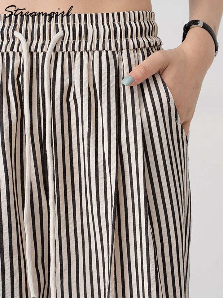 Lena Stretch Waist Trousers