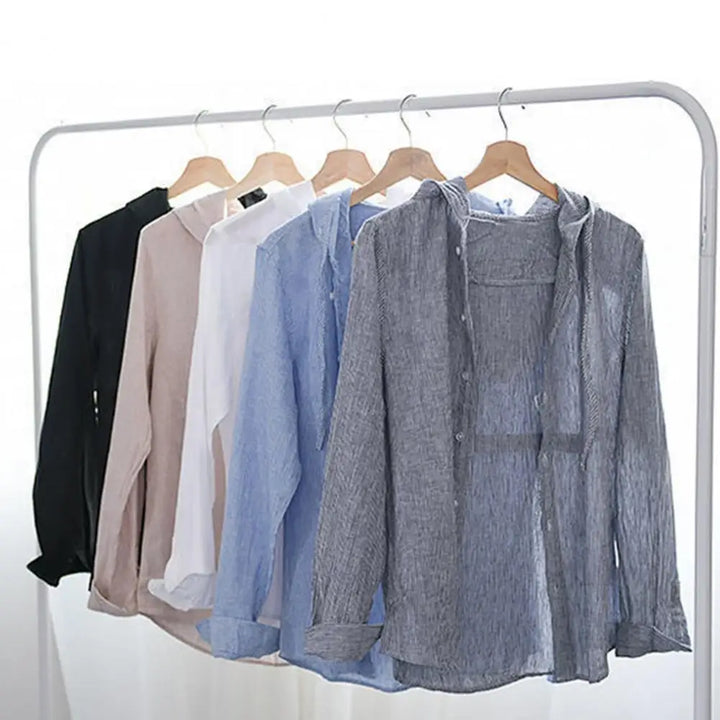 Celest | Lightweight Hooded Blouse