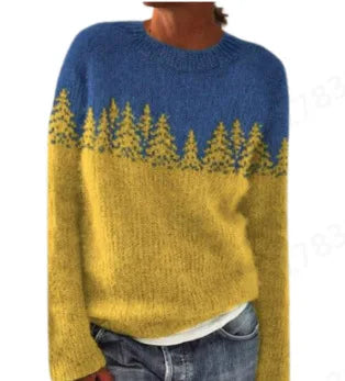 Yasmine | Retro autumn sweater