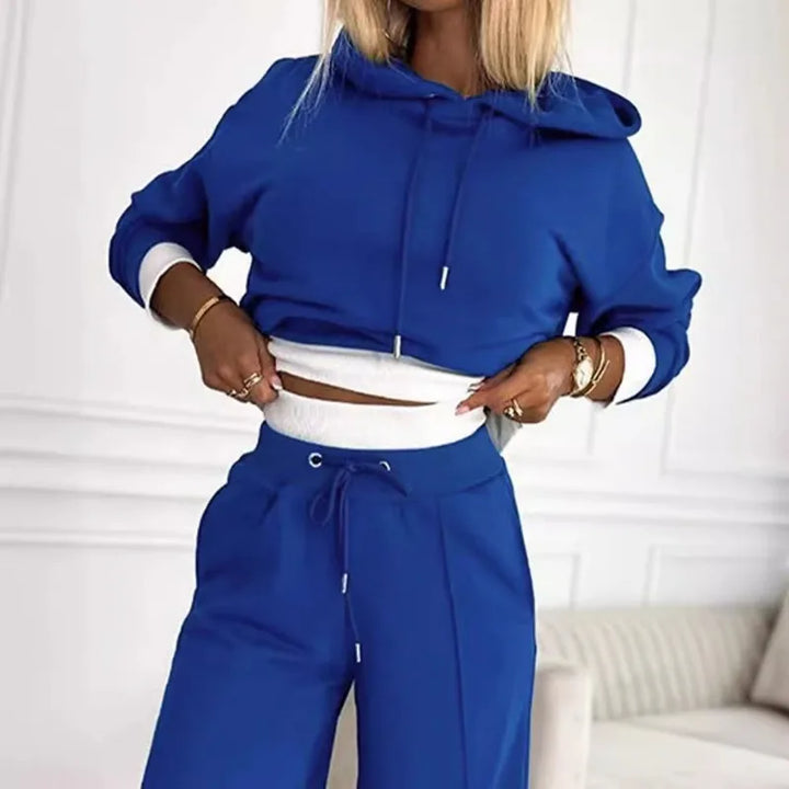 Aljean - Comfy Wide-Leg Set
