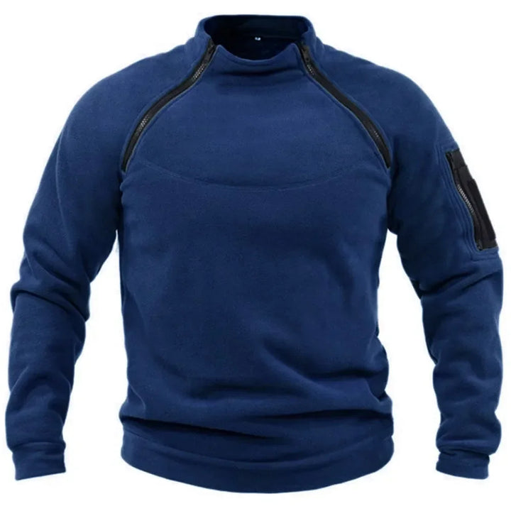 Jomartson - Military Style Fleece Sweater