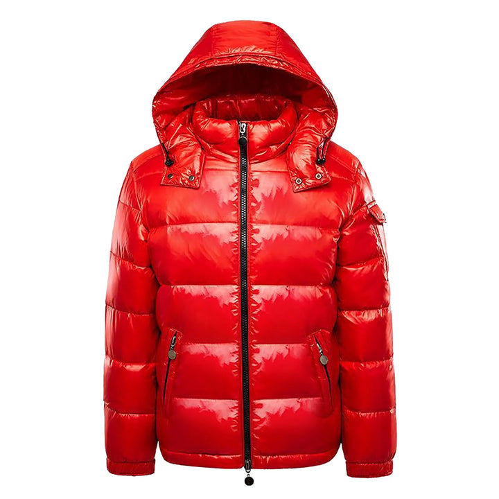Warm men's puffer jacket