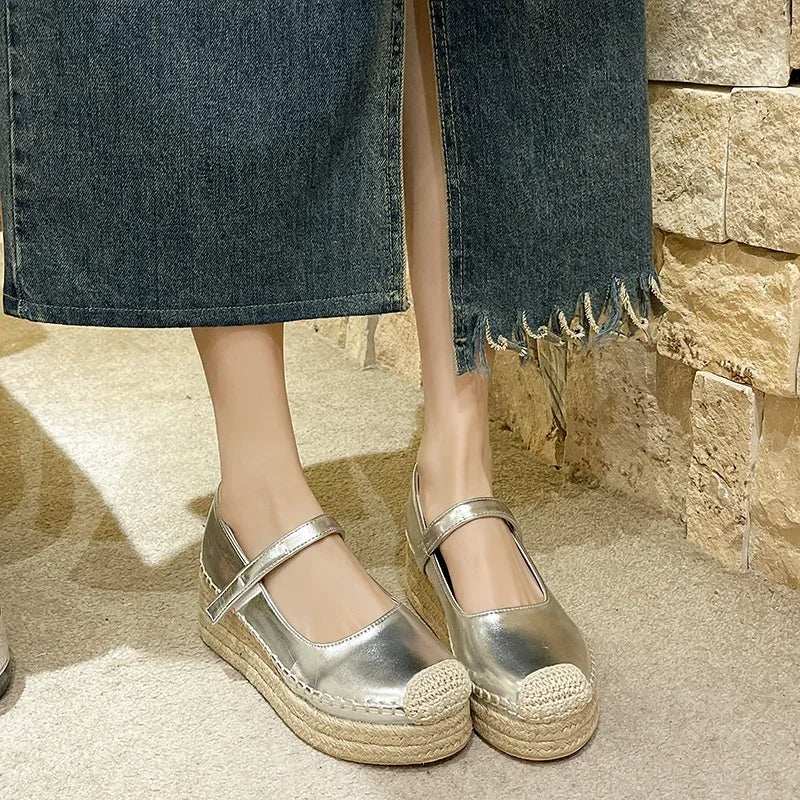 Verena | Premium Wedge Shoes with Buckle