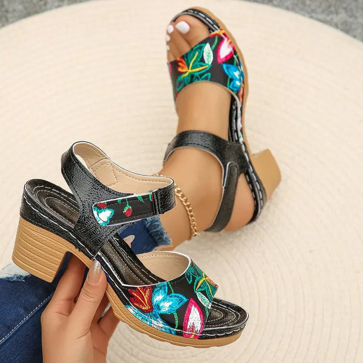 Marisa | Handmade Peep-toe Sandals