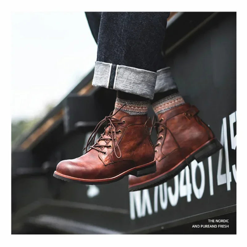 Grayson | Men's High-Top Boots