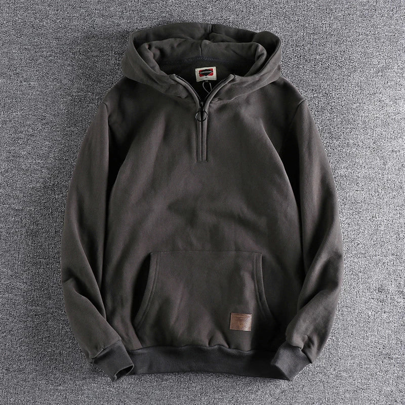 Zeke | Heavyweight Cotton Blend Hoodie