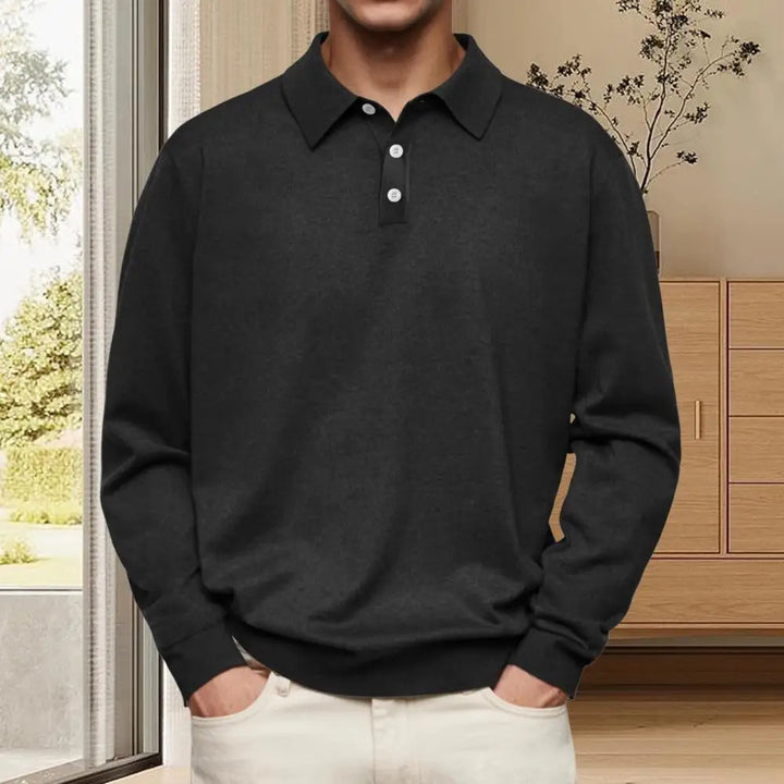 Matthew | Men's Casual Long-Sleeved Polo