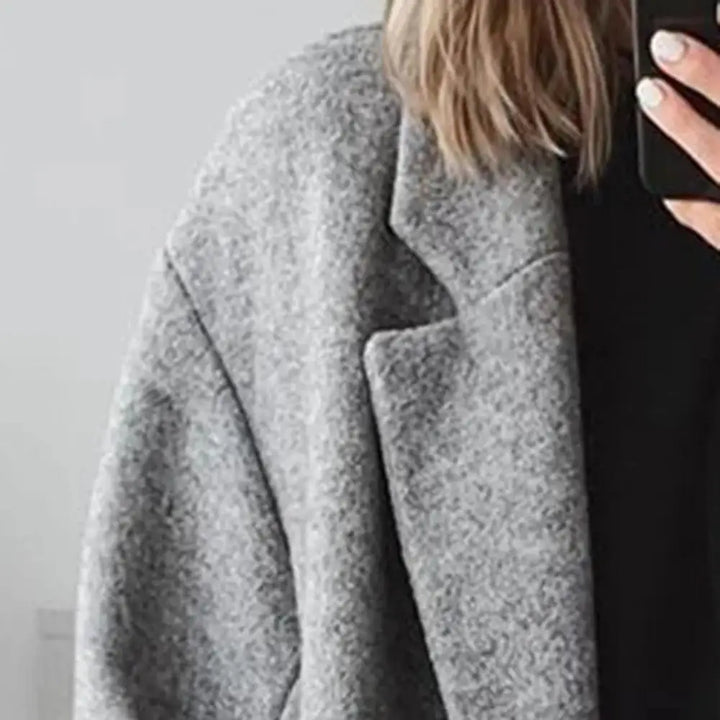 Kylie - Warm long coat for women