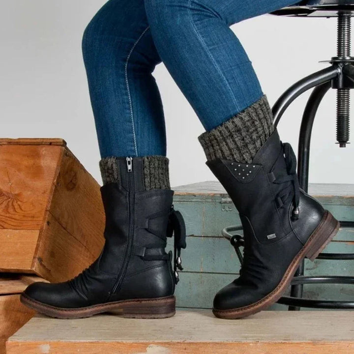 Chloe - Orthopedic Plush Boots