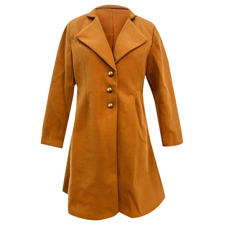 Vinci | Luxurious Italian Wool Long Sleeve Coat