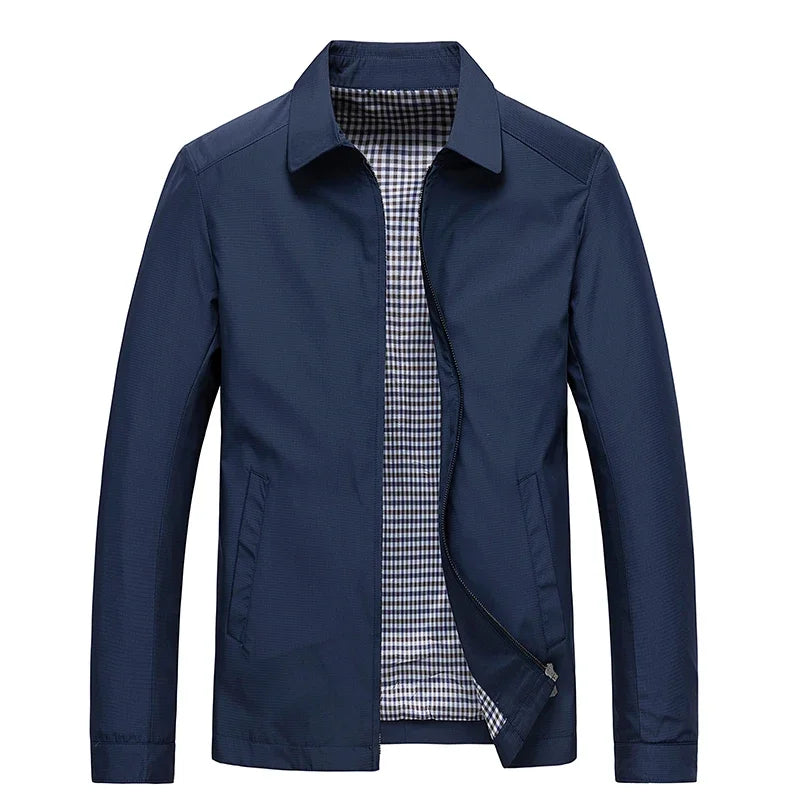 Stylish jacket with zipper