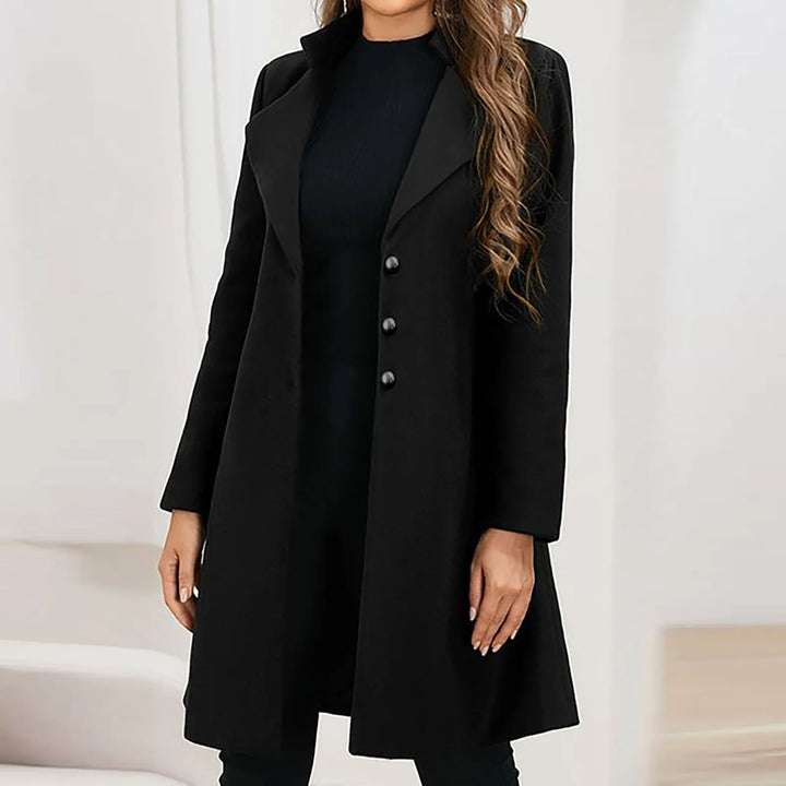 Vinci | Luxurious Italian Wool Long Sleeve Coat