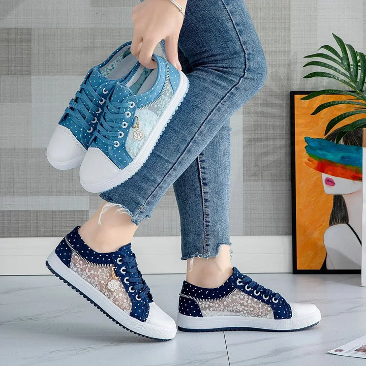 Luna Stylish Lace-Up Sneakers