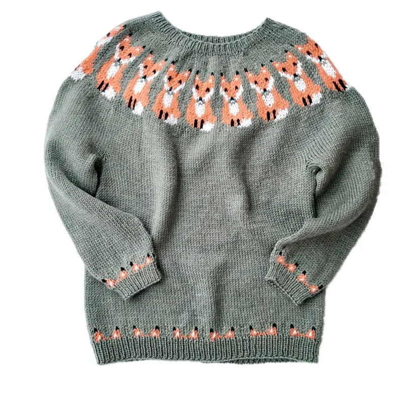 Yasmine | Retro autumn sweater
