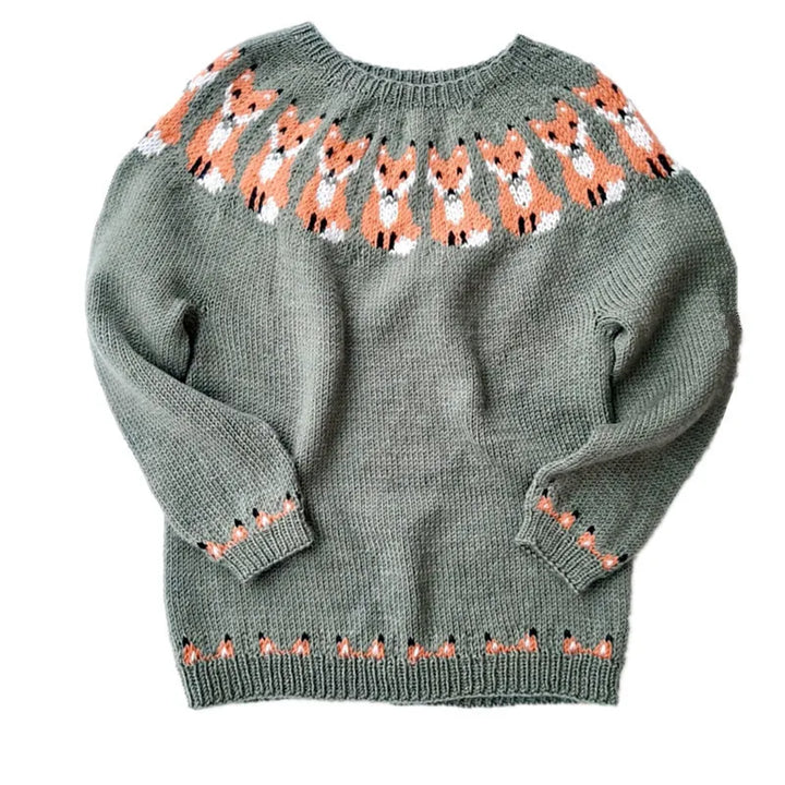 Yasmine | Retro autumn sweater