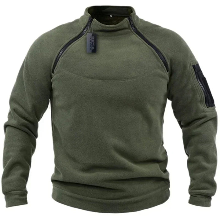 Jomartson - Military Style Fleece Sweater
