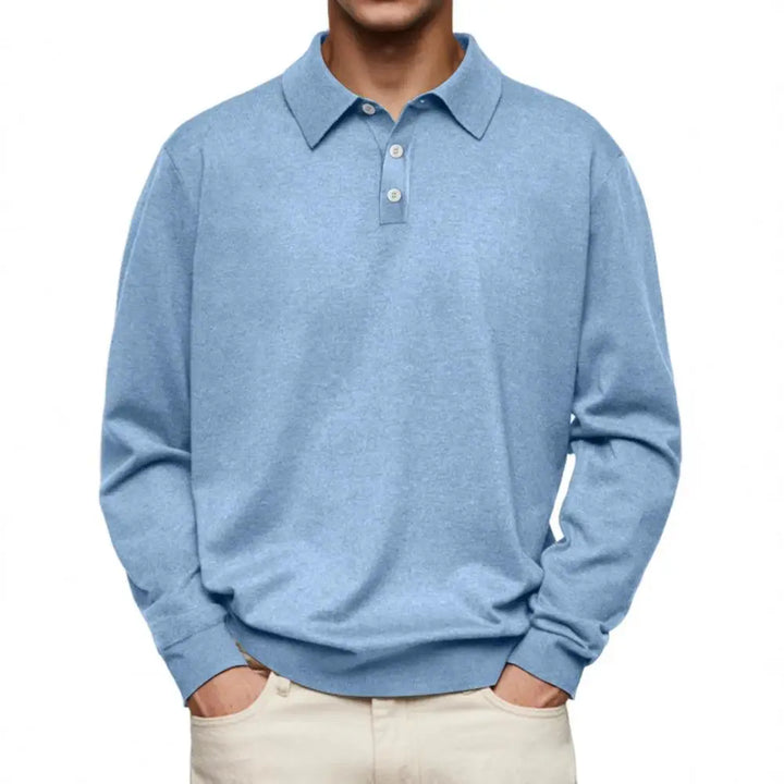 Matthew | Men's Casual Long-Sleeved Polo
