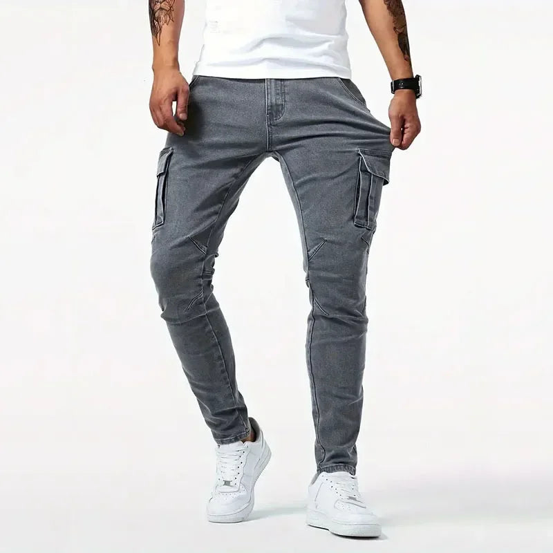 Metro Denim Cargo Jeans