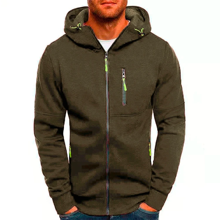 Men's sporty hoodie jacket