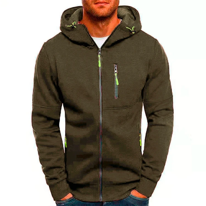 Men's sporty hoodie jacket