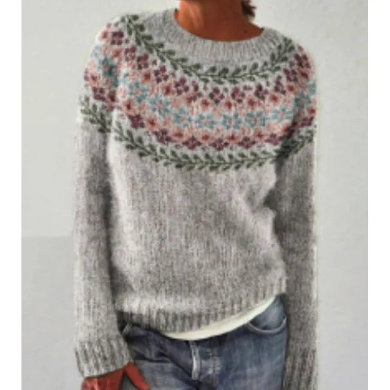 Yasmine | Retro autumn sweater