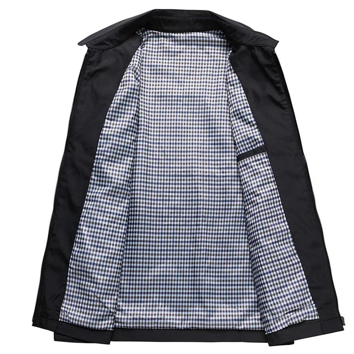 Stylish jacket with zipper